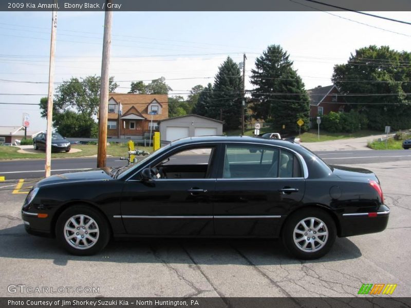 Ebony Black / Gray 2009 Kia Amanti