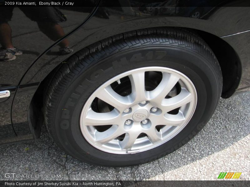 Ebony Black / Gray 2009 Kia Amanti