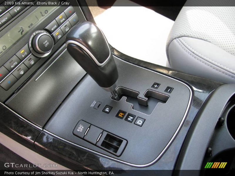 Ebony Black / Gray 2009 Kia Amanti