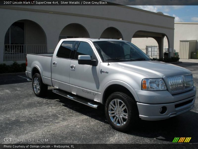 Silver Metallic / Dove Grey/Black 2007 Lincoln Mark LT SuperCrew 4x4