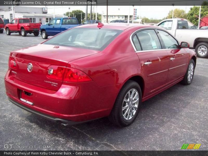 Crystal Red Tintcoat / Cocoa/Shale 2010 Buick Lucerne CXL