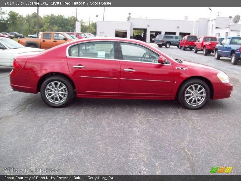 Crystal Red Tintcoat / Cocoa/Shale 2010 Buick Lucerne CXL