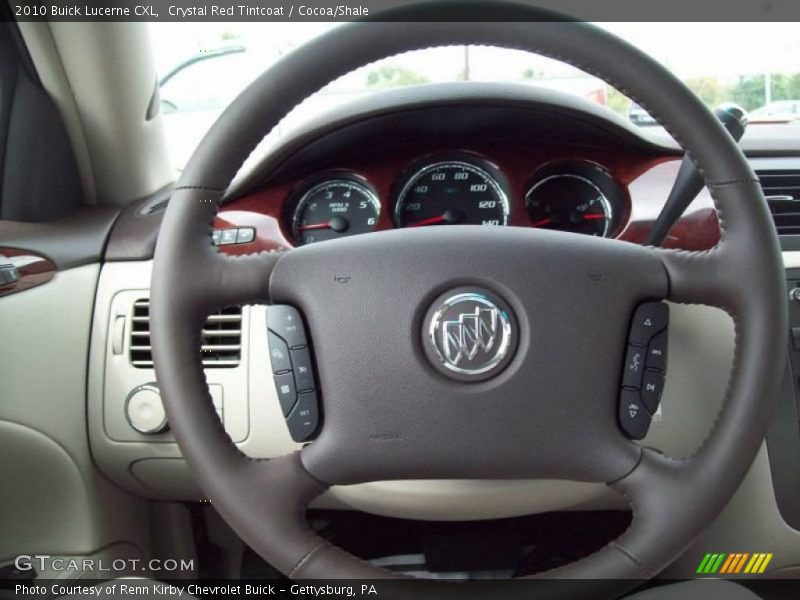 Crystal Red Tintcoat / Cocoa/Shale 2010 Buick Lucerne CXL