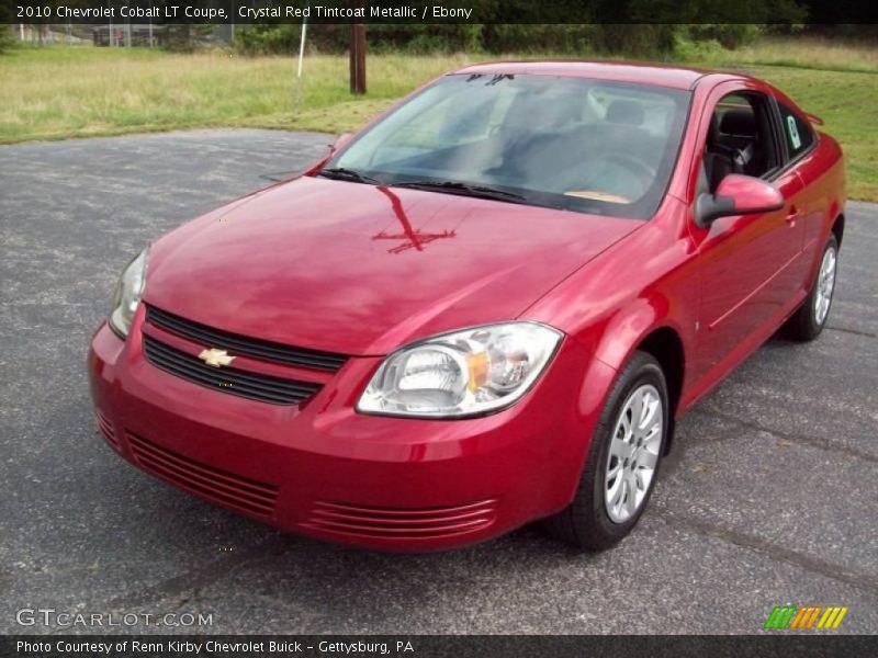 Crystal Red Tintcoat Metallic / Ebony 2010 Chevrolet Cobalt LT Coupe