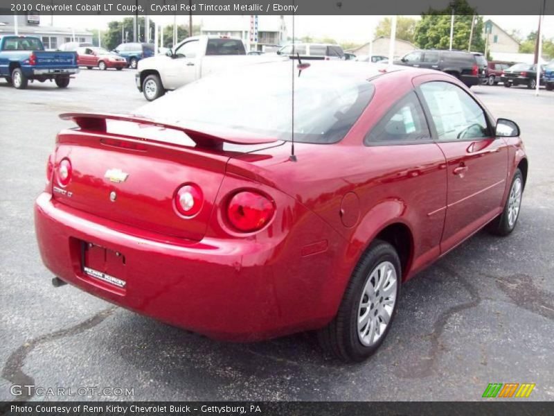 Crystal Red Tintcoat Metallic / Ebony 2010 Chevrolet Cobalt LT Coupe