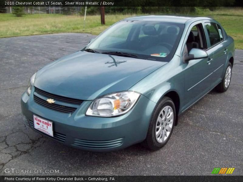 Silver Moss Metallic / Ebony 2010 Chevrolet Cobalt LT Sedan