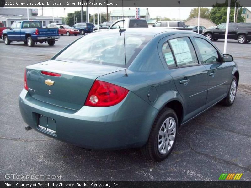 Silver Moss Metallic / Ebony 2010 Chevrolet Cobalt LT Sedan
