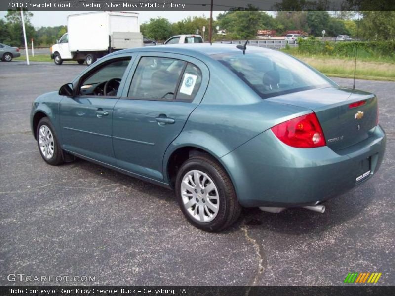 Silver Moss Metallic / Ebony 2010 Chevrolet Cobalt LT Sedan