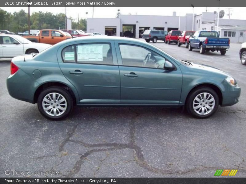 Silver Moss Metallic / Ebony 2010 Chevrolet Cobalt LT Sedan