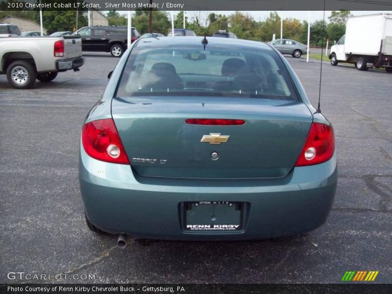 Silver Moss Metallic / Ebony 2010 Chevrolet Cobalt LT Sedan