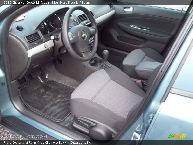 Silver Moss Metallic / Ebony 2010 Chevrolet Cobalt LT Sedan