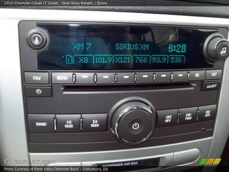 Silver Moss Metallic / Ebony 2010 Chevrolet Cobalt LT Sedan