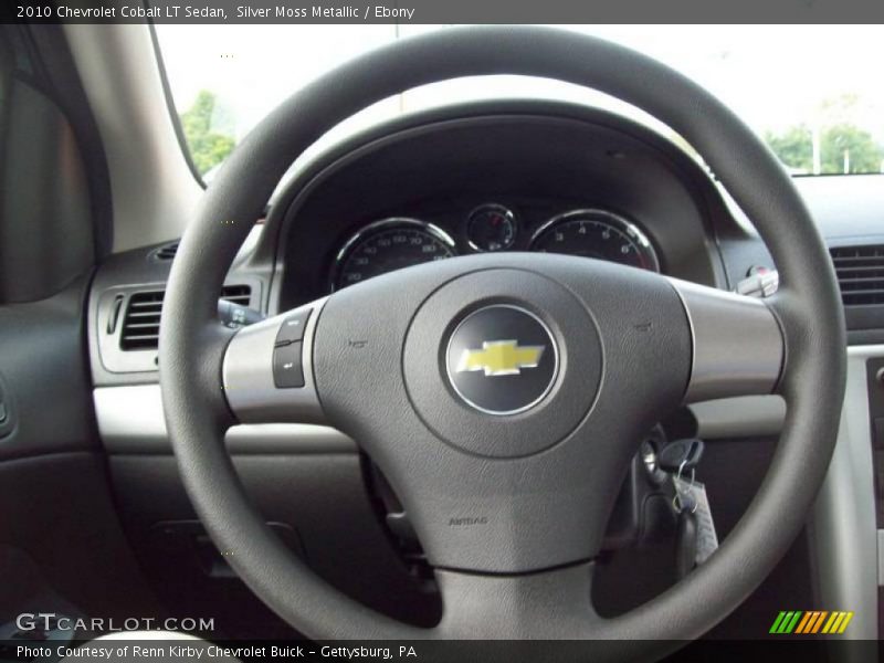 Silver Moss Metallic / Ebony 2010 Chevrolet Cobalt LT Sedan