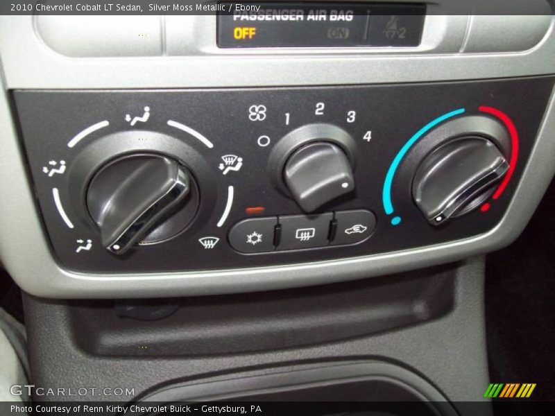 Silver Moss Metallic / Ebony 2010 Chevrolet Cobalt LT Sedan