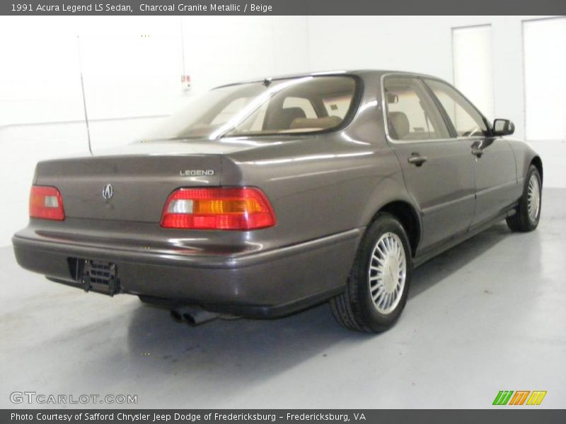 Charcoal Granite Metallic / Beige 1991 Acura Legend LS Sedan