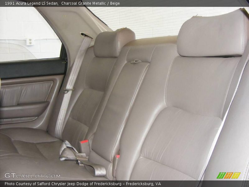 Charcoal Granite Metallic / Beige 1991 Acura Legend LS Sedan