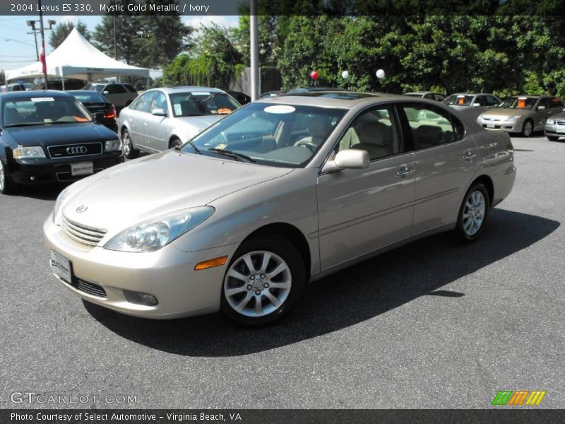 Mystic Gold Metallic / Ivory 2004 Lexus ES 330