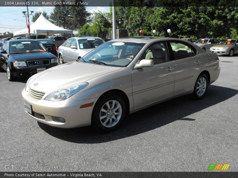 Mystic Gold Metallic / Ivory 2004 Lexus ES 330