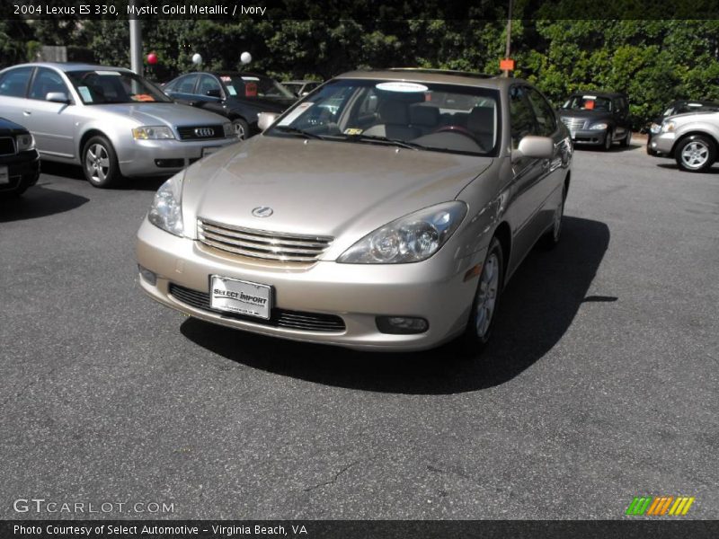 Mystic Gold Metallic / Ivory 2004 Lexus ES 330