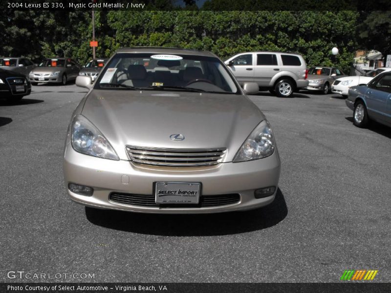 Mystic Gold Metallic / Ivory 2004 Lexus ES 330