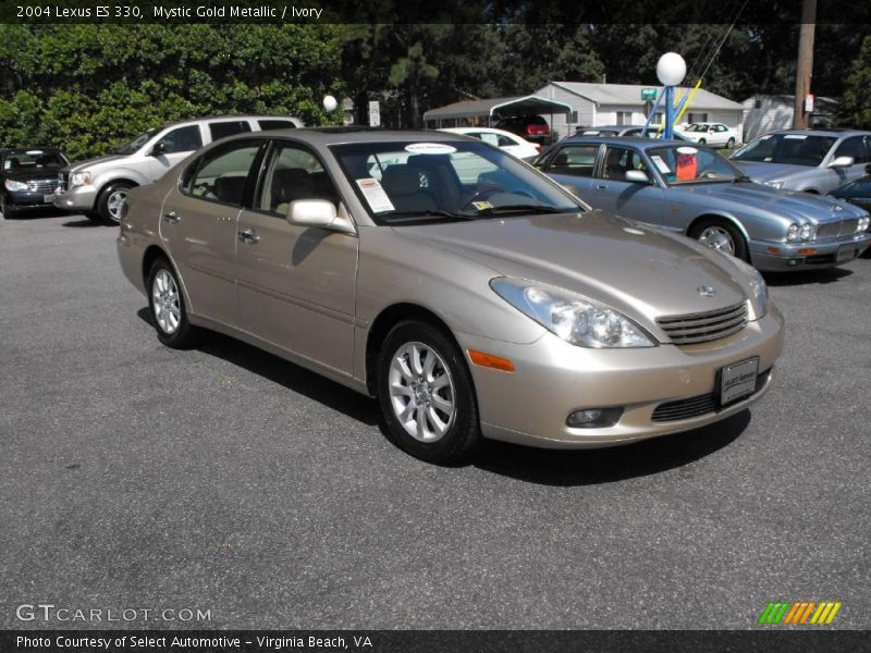 Mystic Gold Metallic / Ivory 2004 Lexus ES 330