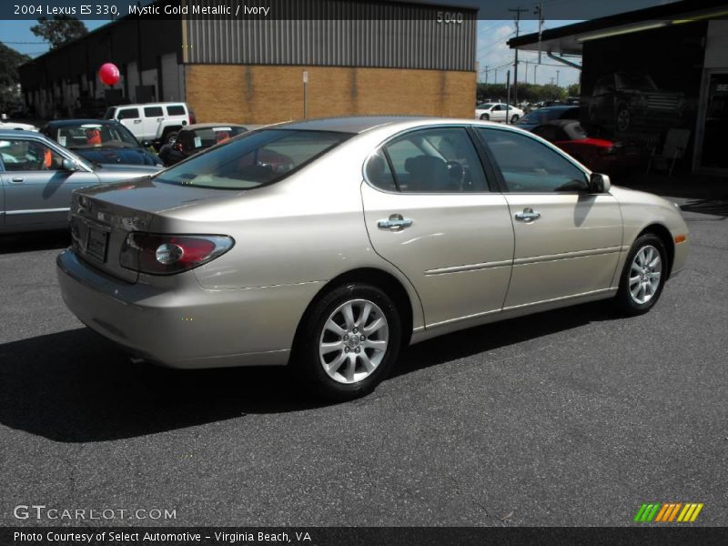 Mystic Gold Metallic / Ivory 2004 Lexus ES 330
