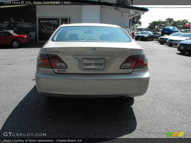 Mystic Gold Metallic / Ivory 2004 Lexus ES 330