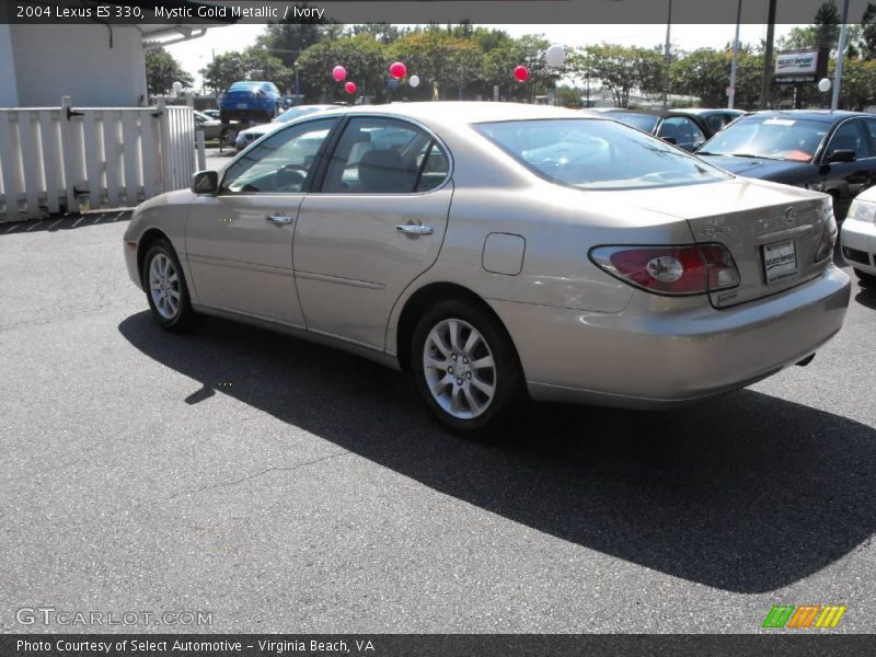 Mystic Gold Metallic / Ivory 2004 Lexus ES 330
