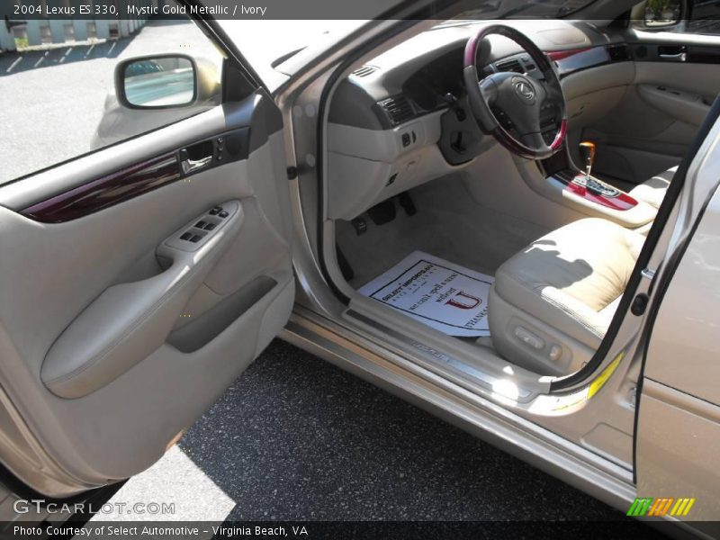 Mystic Gold Metallic / Ivory 2004 Lexus ES 330