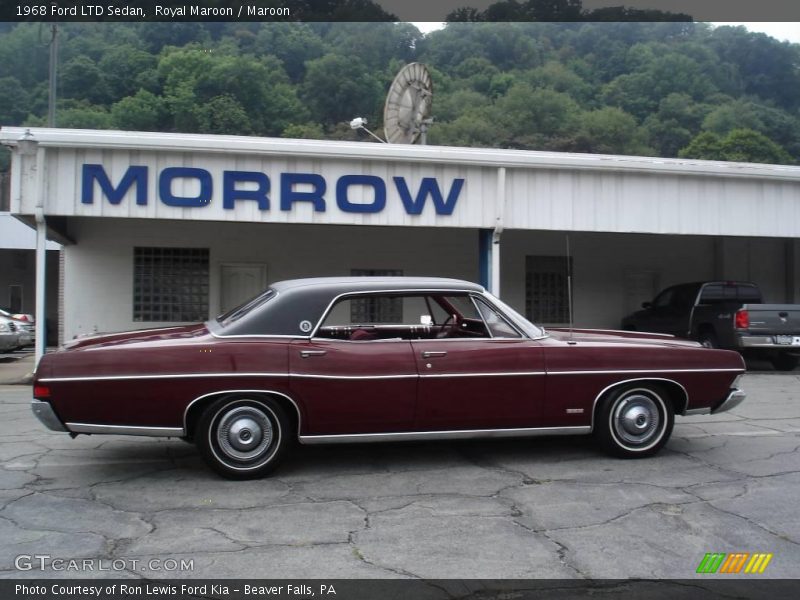 Royal Maroon / Maroon 1968 Ford LTD Sedan