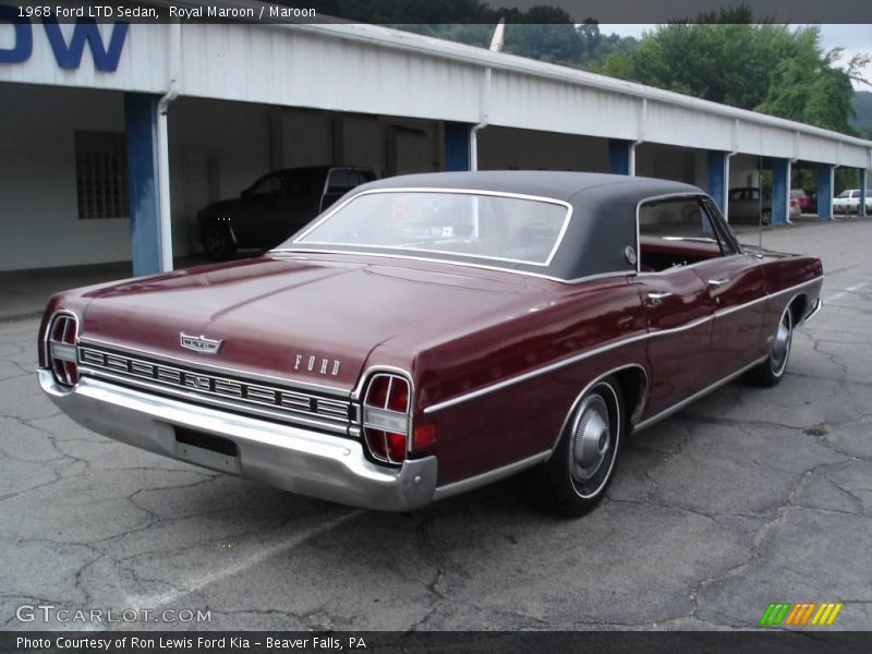 Royal Maroon / Maroon 1968 Ford LTD Sedan