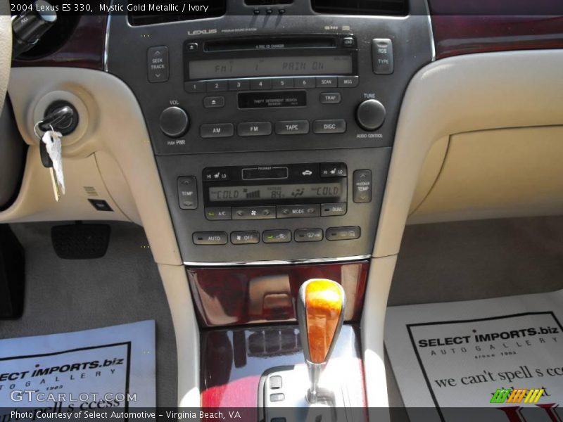 Mystic Gold Metallic / Ivory 2004 Lexus ES 330