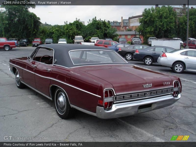 Royal Maroon / Maroon 1968 Ford LTD Sedan