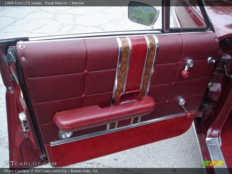 Royal Maroon / Maroon 1968 Ford LTD Sedan