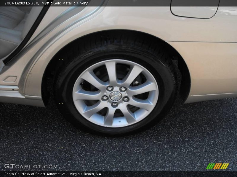 Mystic Gold Metallic / Ivory 2004 Lexus ES 330