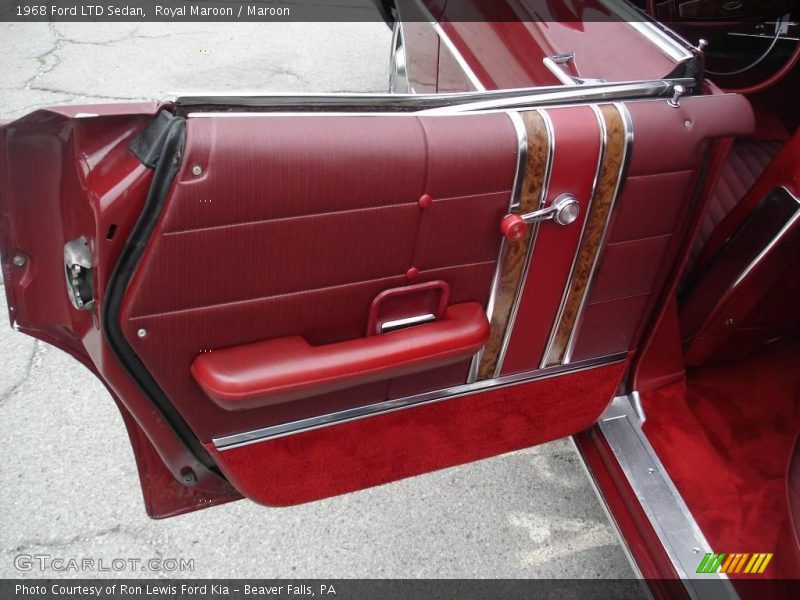 Royal Maroon / Maroon 1968 Ford LTD Sedan