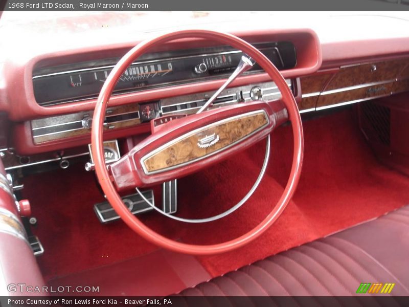 Royal Maroon / Maroon 1968 Ford LTD Sedan