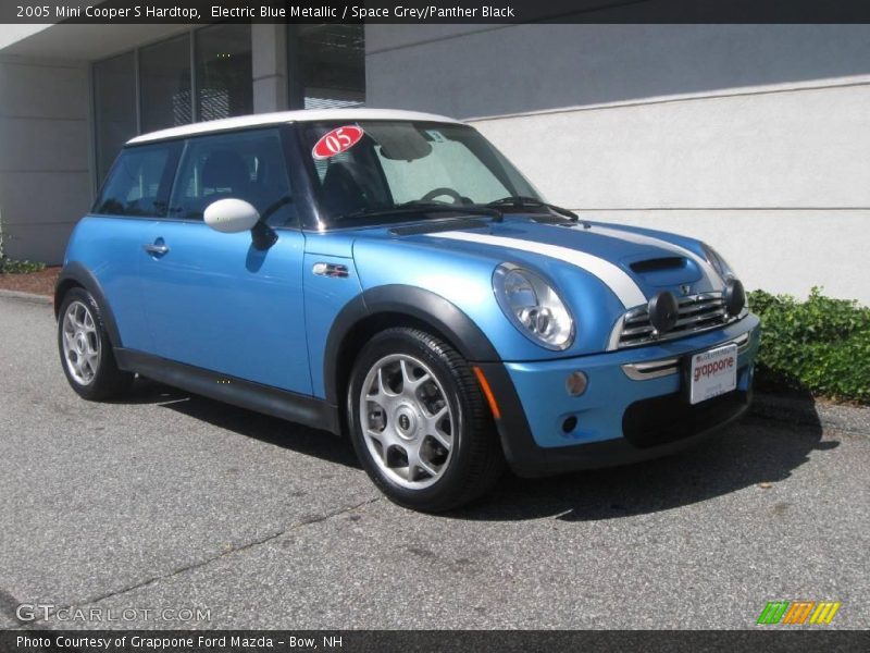 Electric Blue Metallic / Space Grey/Panther Black 2005 Mini Cooper S Hardtop