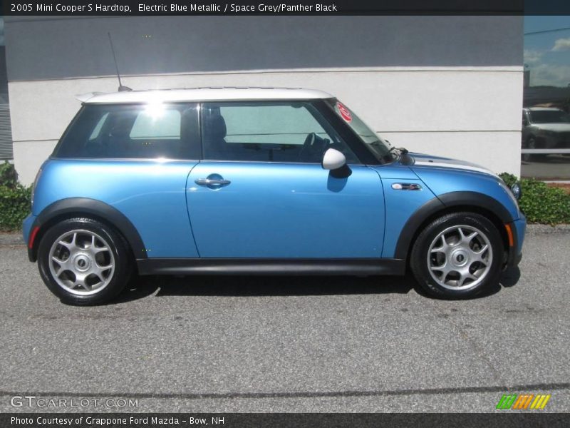 Electric Blue Metallic / Space Grey/Panther Black 2005 Mini Cooper S Hardtop
