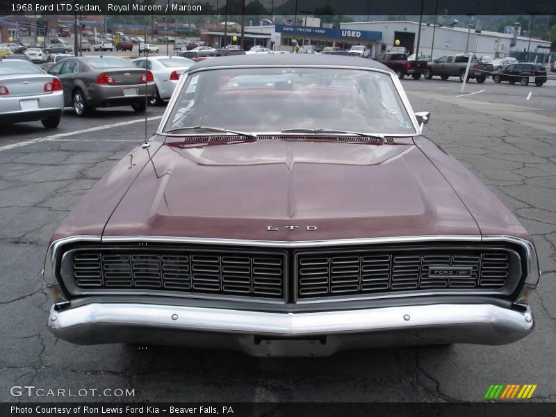 Royal Maroon / Maroon 1968 Ford LTD Sedan