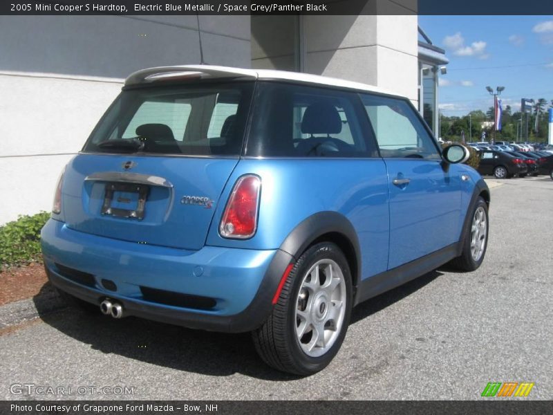 Electric Blue Metallic / Space Grey/Panther Black 2005 Mini Cooper S Hardtop