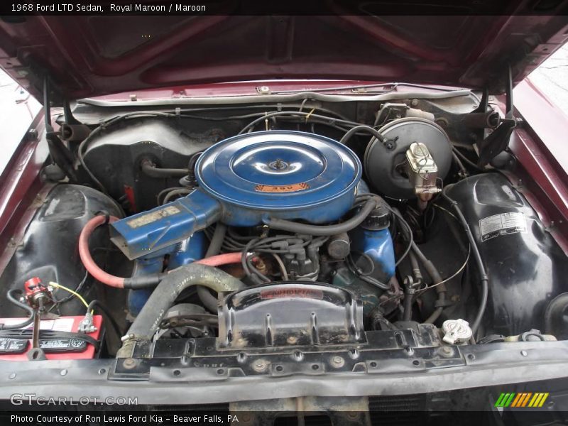 Royal Maroon / Maroon 1968 Ford LTD Sedan