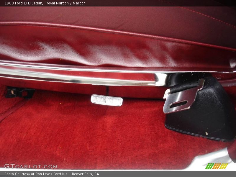 Royal Maroon / Maroon 1968 Ford LTD Sedan