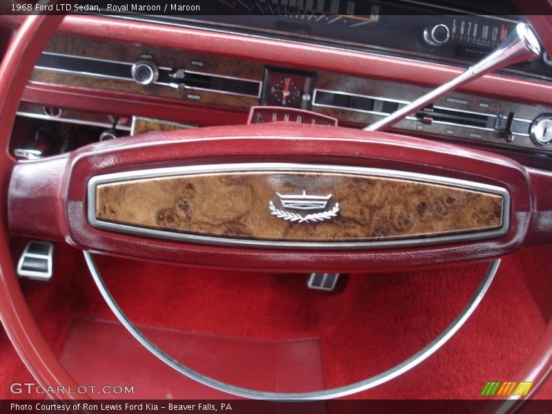 Royal Maroon / Maroon 1968 Ford LTD Sedan