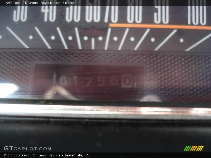 Royal Maroon / Maroon 1968 Ford LTD Sedan