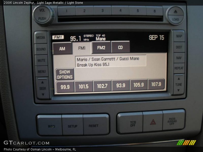 Light Sage Metallic / Light Stone 2006 Lincoln Zephyr