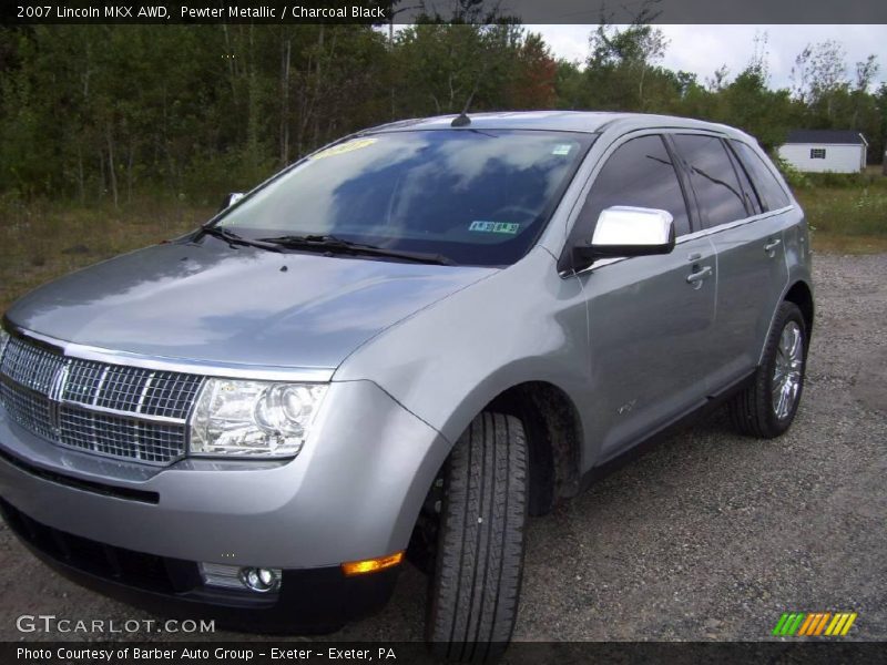 Pewter Metallic / Charcoal Black 2007 Lincoln MKX AWD