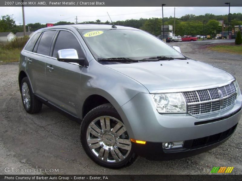 Pewter Metallic / Charcoal Black 2007 Lincoln MKX AWD