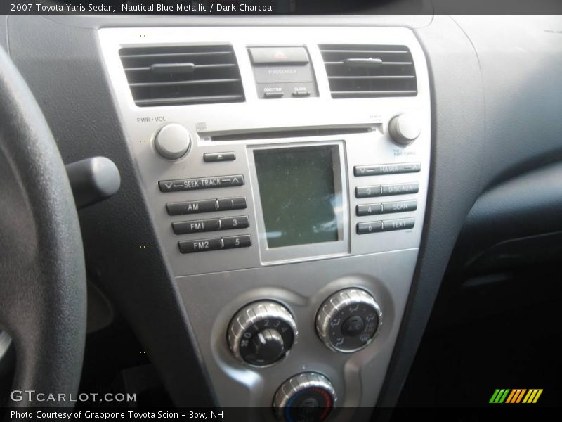 Nautical Blue Metallic / Dark Charcoal 2007 Toyota Yaris Sedan