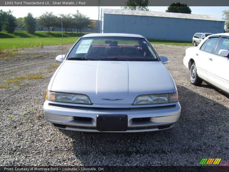 Silver Metallic / Red 1993 Ford Thunderbird LX